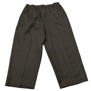 Kim Rogers Black Capri Pants Womens Size 12 Pull On